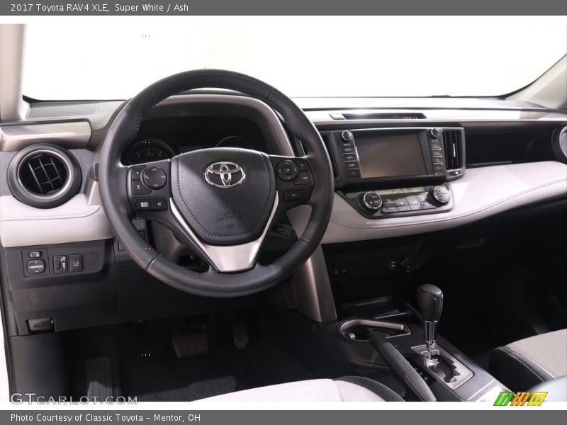 Super White / Ash 2017 Toyota RAV4 XLE