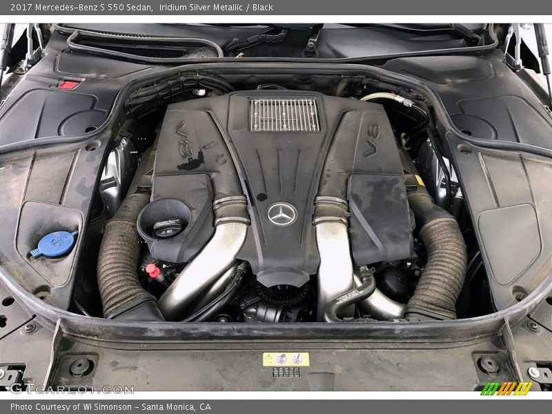  2017 S 550 Sedan Engine - 4.7 Liter DI biturbo DOHC 32-Valve VVT V8
