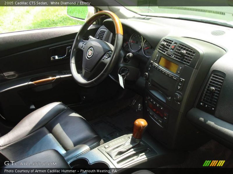 White Diamond / Ebony 2005 Cadillac CTS Sedan