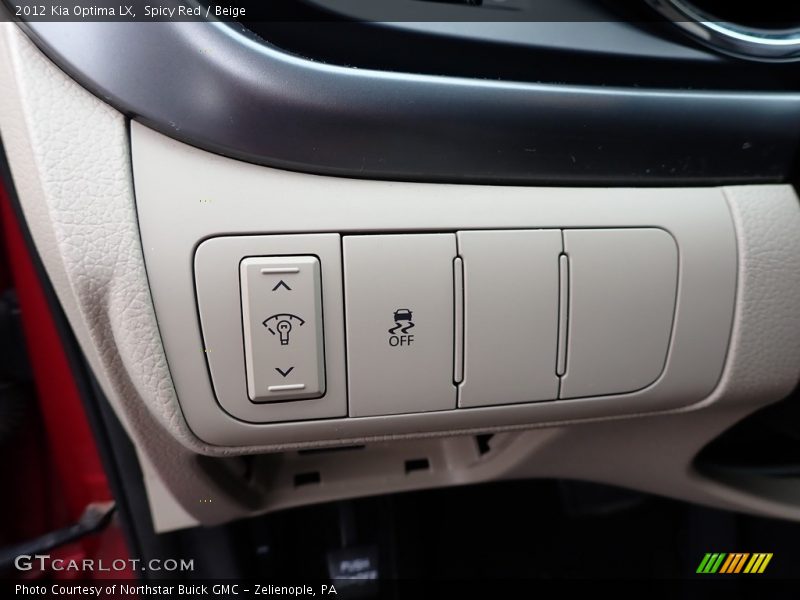 Spicy Red / Beige 2012 Kia Optima LX