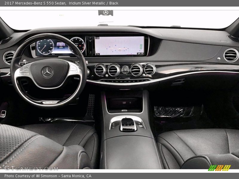 Iridium Silver Metallic / Black 2017 Mercedes-Benz S 550 Sedan