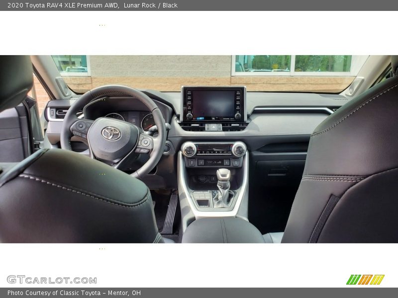 Lunar Rock / Black 2020 Toyota RAV4 XLE Premium AWD