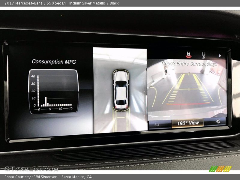 Iridium Silver Metallic / Black 2017 Mercedes-Benz S 550 Sedan