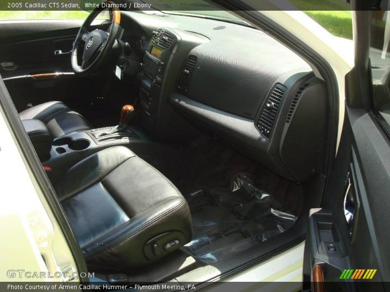 White Diamond / Ebony 2005 Cadillac CTS Sedan