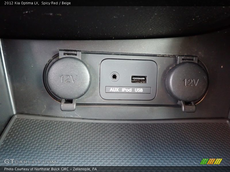 Spicy Red / Beige 2012 Kia Optima LX