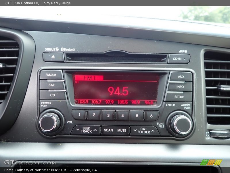 Spicy Red / Beige 2012 Kia Optima LX