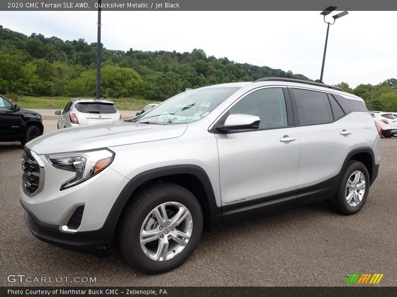 Quicksilver Metallic / Jet Black 2020 GMC Terrain SLE AWD