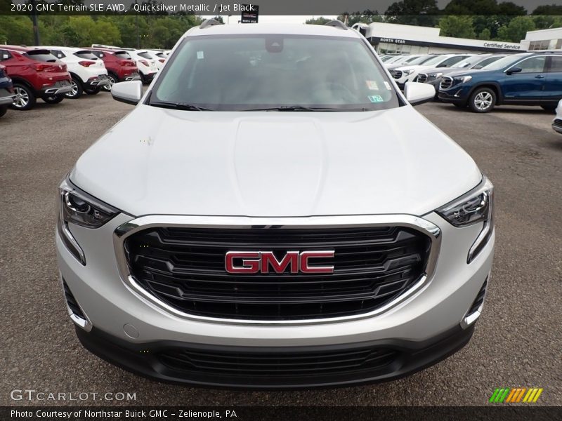 Quicksilver Metallic / Jet Black 2020 GMC Terrain SLE AWD