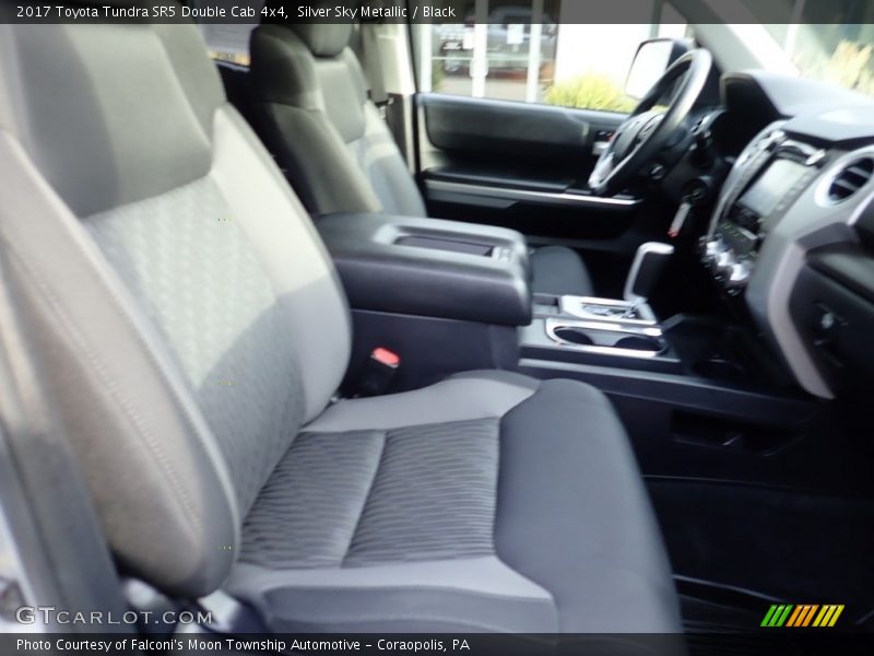Silver Sky Metallic / Black 2017 Toyota Tundra SR5 Double Cab 4x4