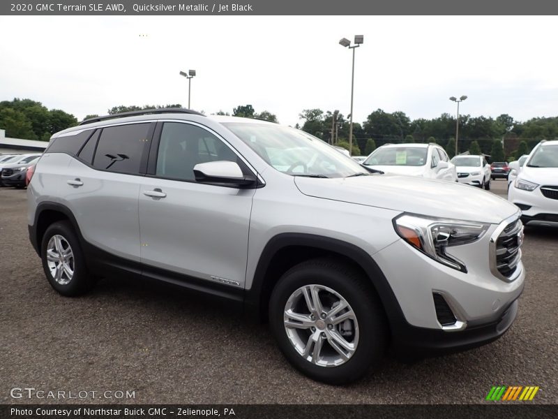 Quicksilver Metallic / Jet Black 2020 GMC Terrain SLE AWD