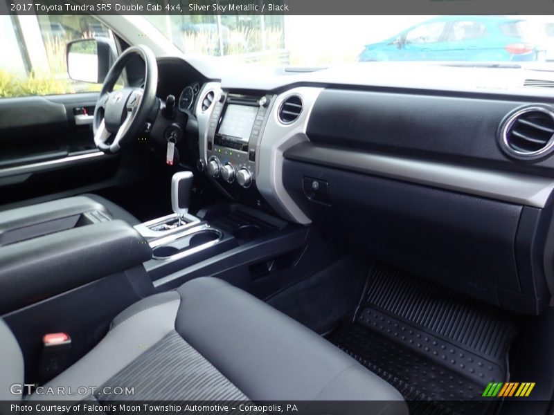 Silver Sky Metallic / Black 2017 Toyota Tundra SR5 Double Cab 4x4