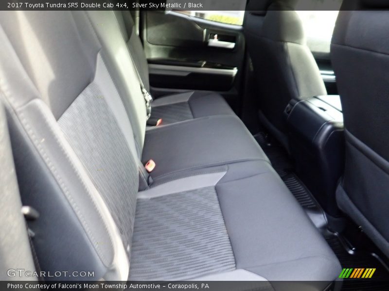 Silver Sky Metallic / Black 2017 Toyota Tundra SR5 Double Cab 4x4