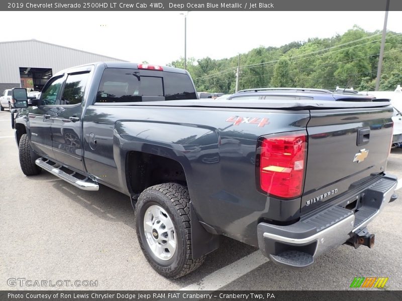 Deep Ocean Blue Metallic / Jet Black 2019 Chevrolet Silverado 2500HD LT Crew Cab 4WD