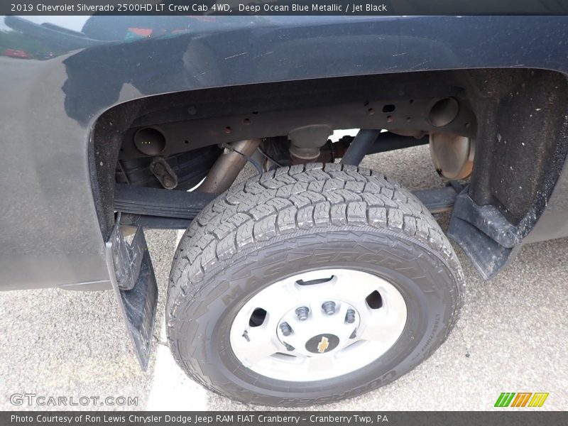 Deep Ocean Blue Metallic / Jet Black 2019 Chevrolet Silverado 2500HD LT Crew Cab 4WD