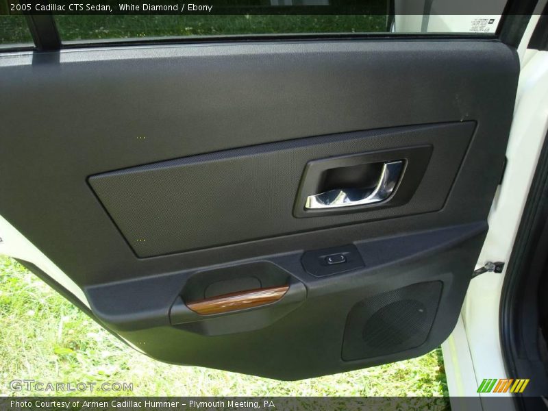 White Diamond / Ebony 2005 Cadillac CTS Sedan