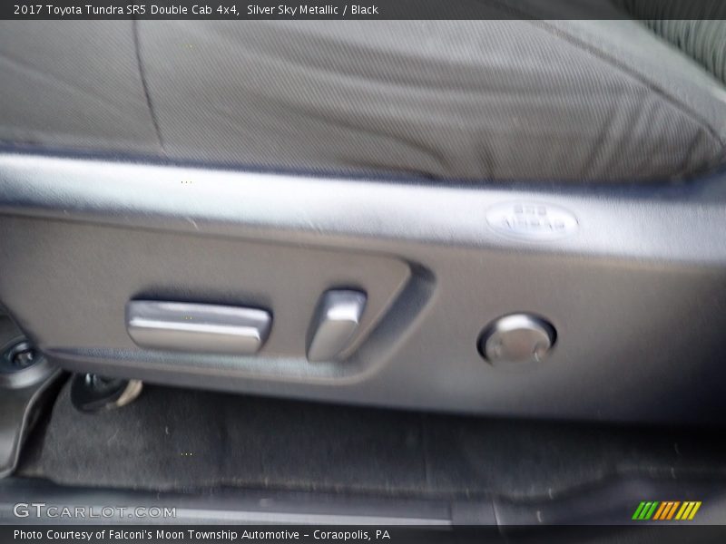 Silver Sky Metallic / Black 2017 Toyota Tundra SR5 Double Cab 4x4