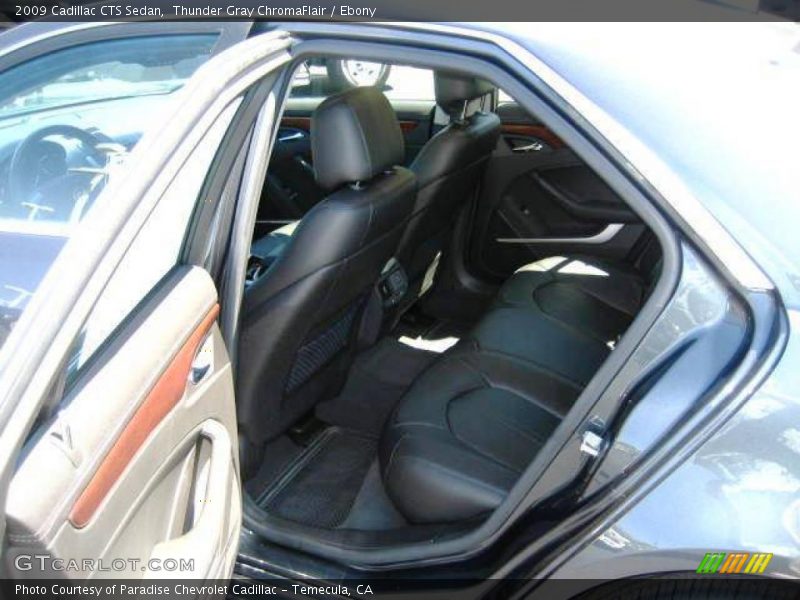Thunder Gray ChromaFlair / Ebony 2009 Cadillac CTS Sedan