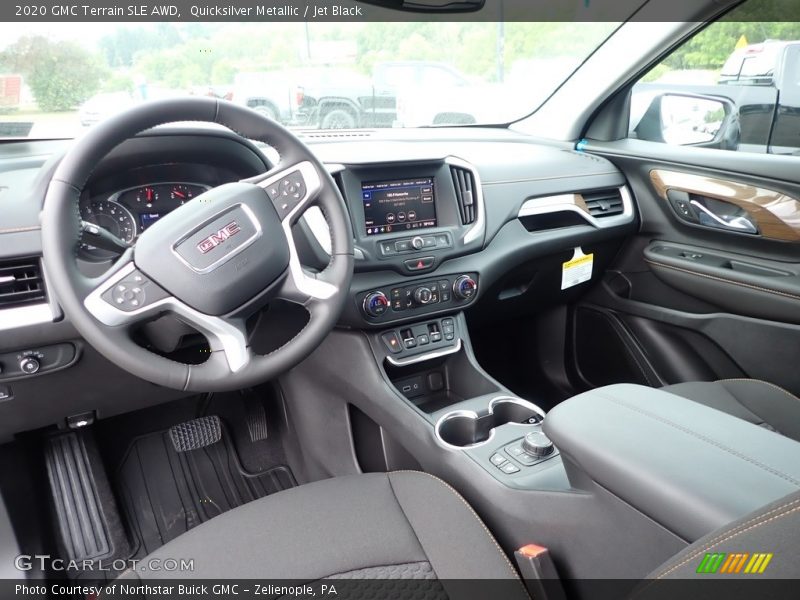 Quicksilver Metallic / Jet Black 2020 GMC Terrain SLE AWD