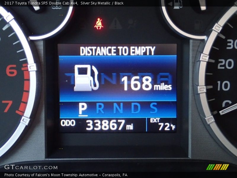 Silver Sky Metallic / Black 2017 Toyota Tundra SR5 Double Cab 4x4