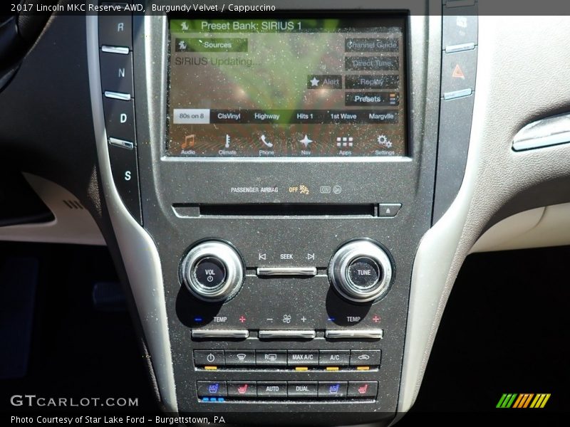 Burgundy Velvet / Cappuccino 2017 Lincoln MKC Reserve AWD