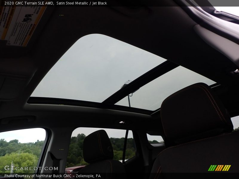 Satin Steel Metallic / Jet Black 2020 GMC Terrain SLE AWD