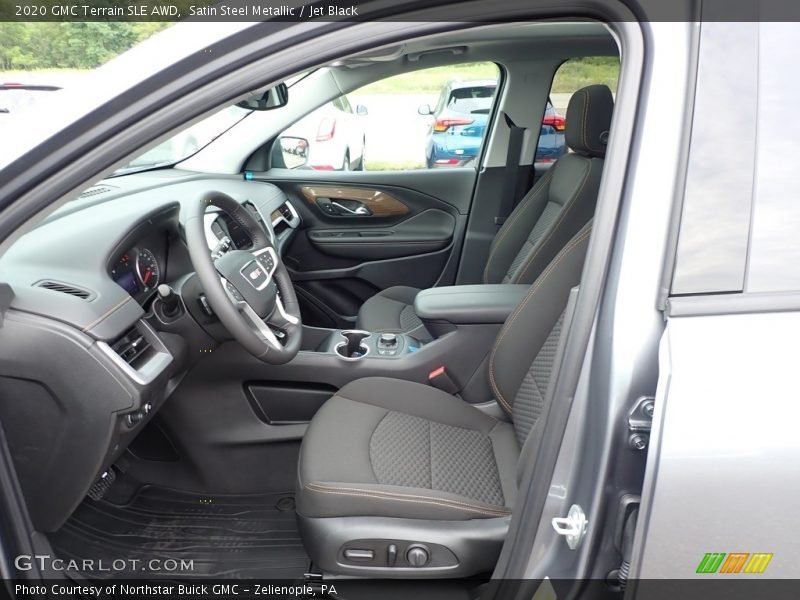Satin Steel Metallic / Jet Black 2020 GMC Terrain SLE AWD