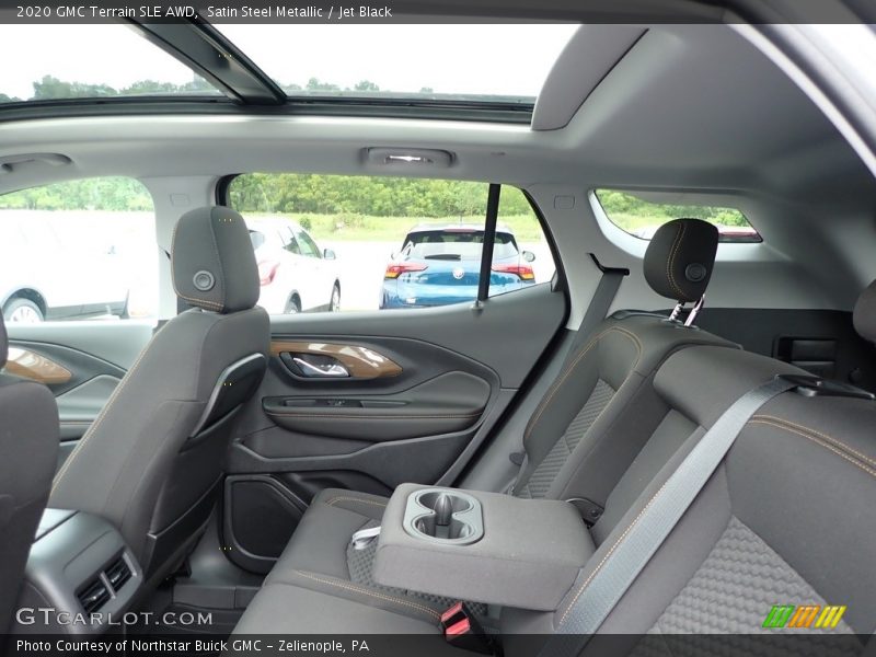 Satin Steel Metallic / Jet Black 2020 GMC Terrain SLE AWD