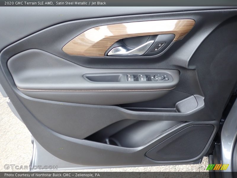 Satin Steel Metallic / Jet Black 2020 GMC Terrain SLE AWD