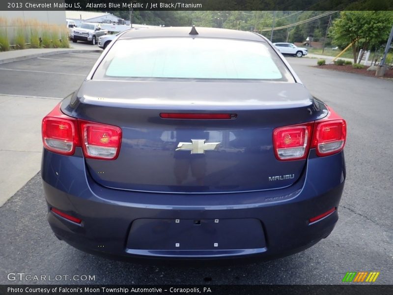 Atlantis Blue Metallic / Jet Black/Titanium 2013 Chevrolet Malibu LS