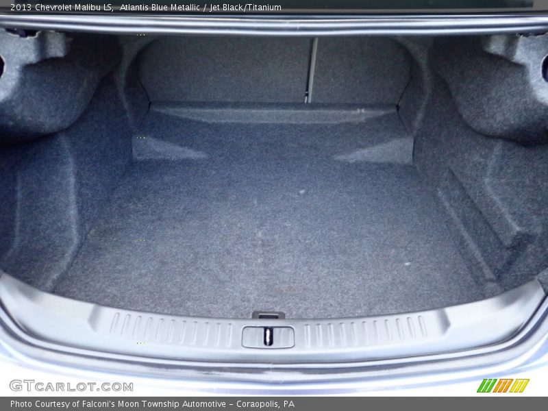 Atlantis Blue Metallic / Jet Black/Titanium 2013 Chevrolet Malibu LS