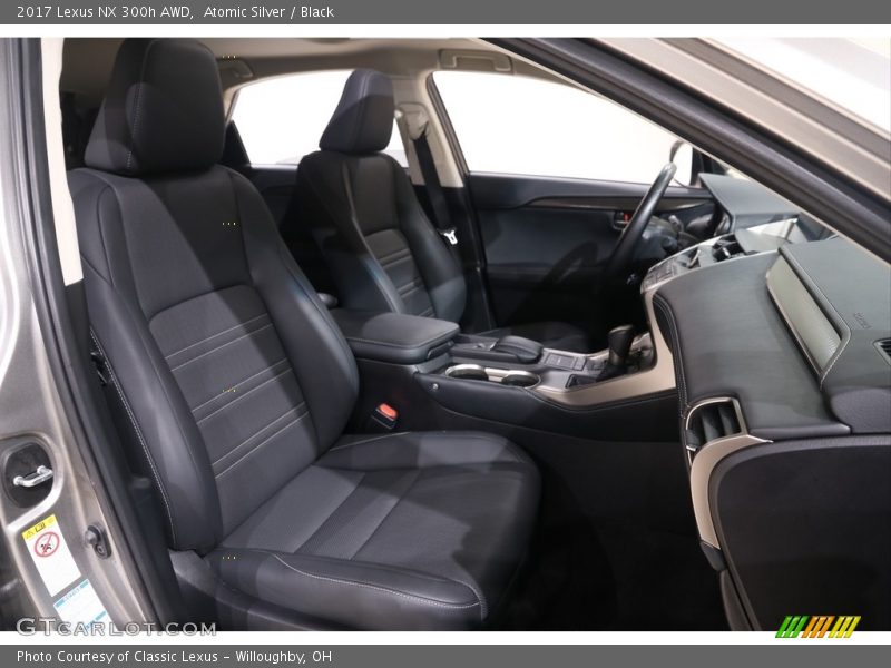 Atomic Silver / Black 2017 Lexus NX 300h AWD