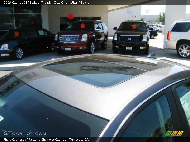 Thunder Gray ChromaFlair / Ebony 2009 Cadillac CTS Sedan