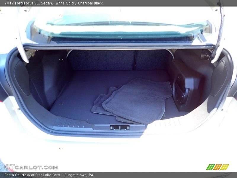 White Gold / Charcoal Black 2017 Ford Focus SEL Sedan