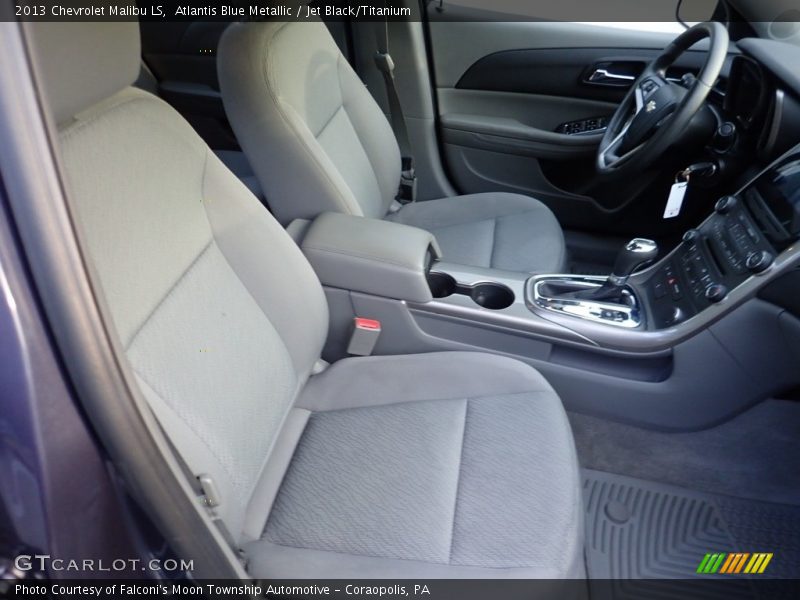 Atlantis Blue Metallic / Jet Black/Titanium 2013 Chevrolet Malibu LS