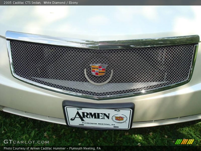 White Diamond / Ebony 2005 Cadillac CTS Sedan
