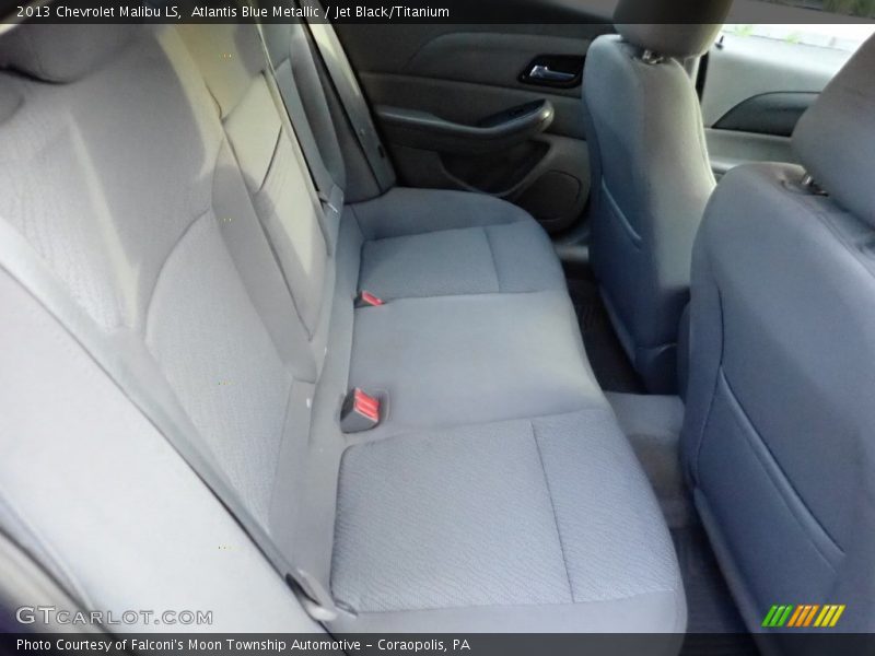 Atlantis Blue Metallic / Jet Black/Titanium 2013 Chevrolet Malibu LS