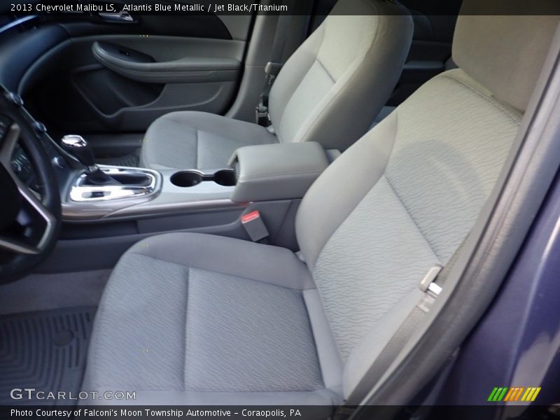 Atlantis Blue Metallic / Jet Black/Titanium 2013 Chevrolet Malibu LS