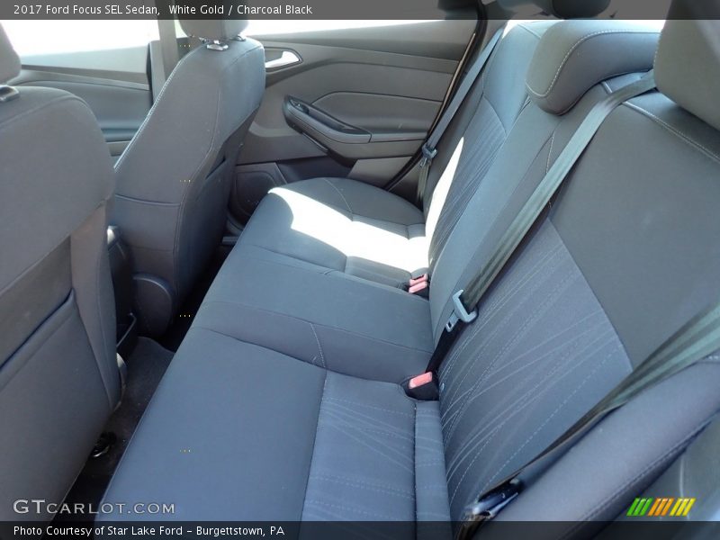 White Gold / Charcoal Black 2017 Ford Focus SEL Sedan