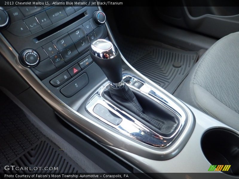 Atlantis Blue Metallic / Jet Black/Titanium 2013 Chevrolet Malibu LS