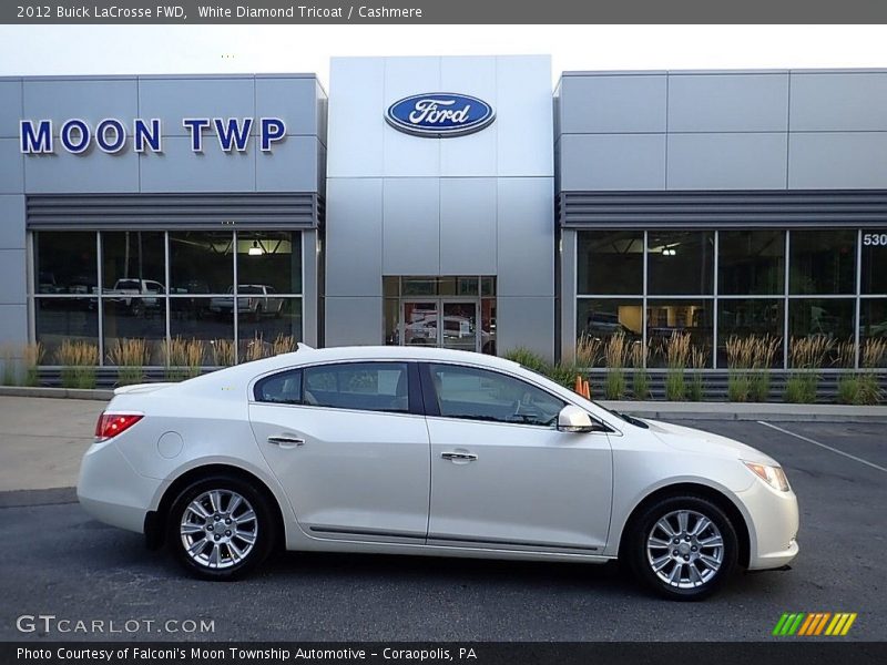 White Diamond Tricoat / Cashmere 2012 Buick LaCrosse FWD