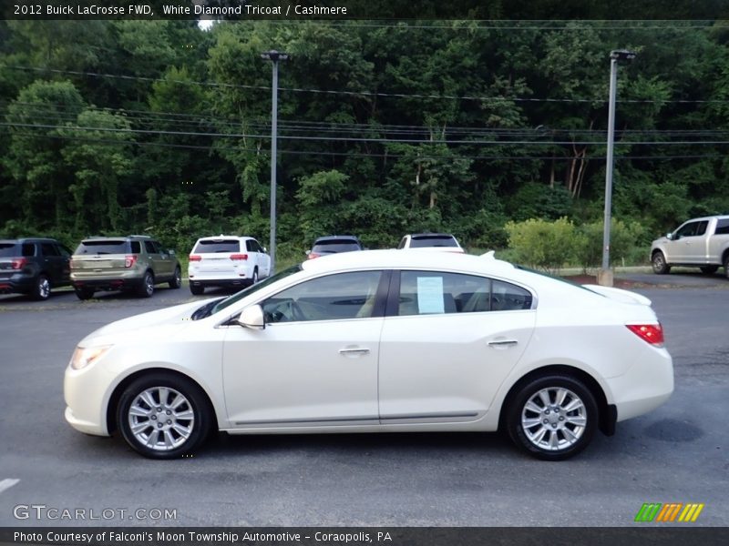 White Diamond Tricoat / Cashmere 2012 Buick LaCrosse FWD