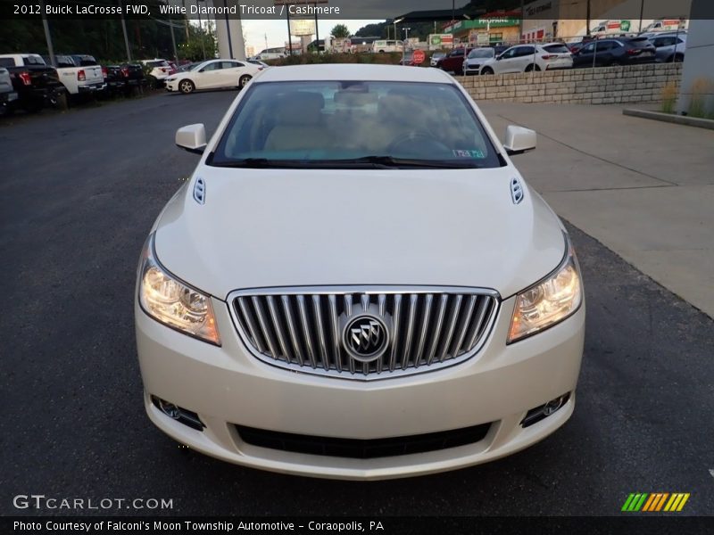 White Diamond Tricoat / Cashmere 2012 Buick LaCrosse FWD