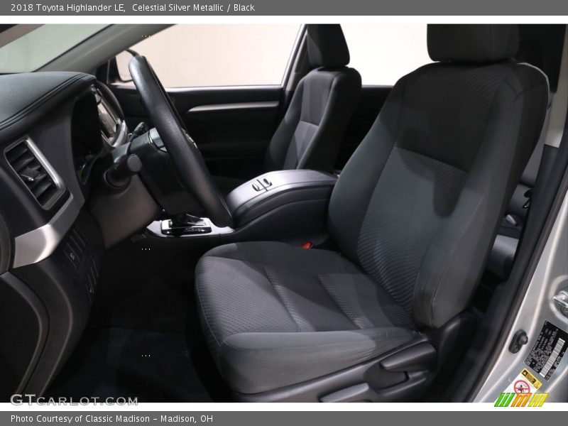 Celestial Silver Metallic / Black 2018 Toyota Highlander LE