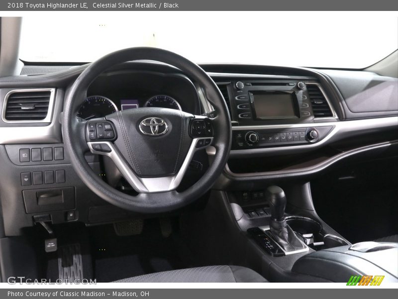 Celestial Silver Metallic / Black 2018 Toyota Highlander LE