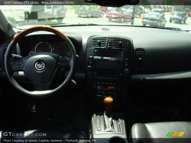 White Diamond / Ebony 2005 Cadillac CTS Sedan