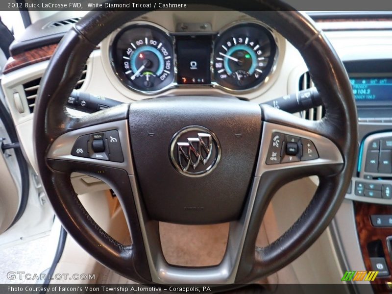 White Diamond Tricoat / Cashmere 2012 Buick LaCrosse FWD