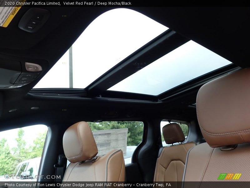 Velvet Red Pearl / Deep Mocha/Black 2020 Chrysler Pacifica Limited