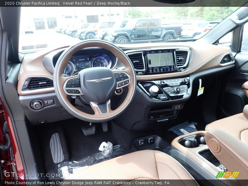Velvet Red Pearl / Deep Mocha/Black 2020 Chrysler Pacifica Limited