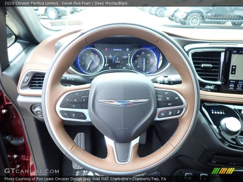 Velvet Red Pearl / Deep Mocha/Black 2020 Chrysler Pacifica Limited
