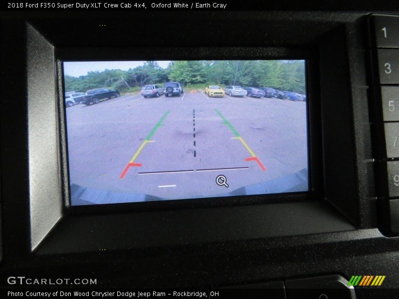 Oxford White / Earth Gray 2018 Ford F350 Super Duty XLT Crew Cab 4x4
